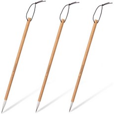 수채화 물감 붓 5개 세트 Fuumuui 전문가용 사블 양모 및 합성 다람쥐 연장 바늘 둥근 끝 평평한 모양 깃털 세척 아크릴 과슈 잉크에 적합, Wooden3