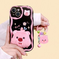 팔걸이 등받이 쇼파 등 허리 인테리어 받침대 베개, 1개, E. 입체 인형-클래식 블랙-수제 23 봉제 비버+비버