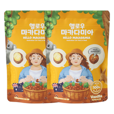 헬로우 마카다미아 호주 통마카다미아 바닐라, 115g, 2개