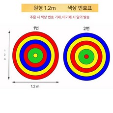 다트 공 던지기 초대형 찍찍이 다트판 세트 원형 타겟판 야외 놀이, A.원형1.2m1호공20개