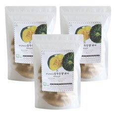 질마재농장 백미단호박스틱 3팩 세트, 60g, 3개, 유기농쌀과자 백미단호박스틱
