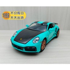 1:32 保時捷 911 蒂芬妮藍色 合金聲光模型車, 1個, 蒂芬尼藍色
