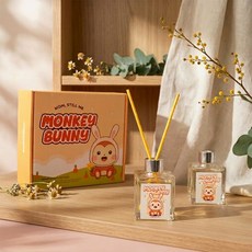 몽키버니 임산부 디퓨저 2P 세트, 2개, 120ml, 상큼일랑버니