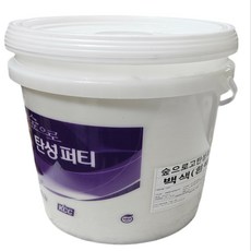 kcc 외부용 내부용 균열 크랙 고탄성 퍼티 18L 4L (최고의 탄성 빠데 )+D헤라, 고탄성4L(백색) D헤라, 1개
