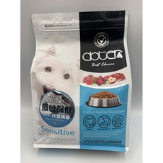doter 寵愛物語 敏感犬糧，低敏配方呵護腸胃，添加絲蘭精華與Omega-3，全犬適用，守護愛犬健康, 1.5kg, 1個, 藥物援助（低過敏性）