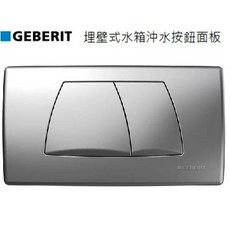 GEBERIT Sigma01 埋壁雙段沖水面板 115.888.46.1 (霧銀) 瑞士原裝進口，簡約設計，雙段節水, 1個