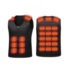 KC인증4 제어 키 26 영역발열조끼 5초 쾌열 남성 여성 겨울 방한 따스미 열선 등산 골프 바이크 전기 온열 보온 자켓 USB발열조끼물세탁 가능