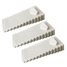 문닫힘 방지 도어 스토퍼 문고정 실리콘 미끄럼방지 방문 현관문 고정, 3개, 베이지