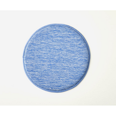 [모던하우스] 3도씨) 슈퍼쿨 시원한 매쉬방석 원형 멜란지 블루