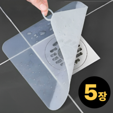 필핏 주부9단 냄새차단 실리콘 매트 덮개 5P, 5개, 화이트