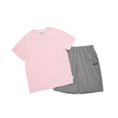 내셔널지오그래픽 키즈 K232UPB810 반팔반바지 상하세트 BABY PINK 244873