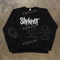 록 밴드 슬립낫 slipknot 가을 겨울 프린트 긴소매 티셔츠 유니섹스 맨투맨