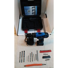 富格 25V 衝擊電鑽組合, 1個, 25V衝擊雙電池+手把+取出器