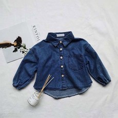 Arbea 女童牛仔襯衫
