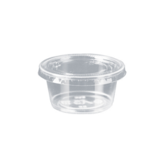 소스용기 + 뚜껑 세트 소 6.2 x 3 cm, 50개, 2개