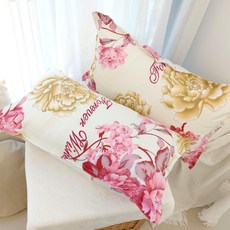 프리지아 베개커버 2개 50x70 지퍼없는 베개피 씌우는 여밈형 베개잇