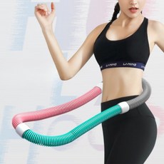 용수철훌라후프 스프링훌라후프 접이식 홈트 복근운동 허리 다이어트, 1개, 핑크 퍼플 옐로우  약 1.6kg 슬림형, 1.6kg