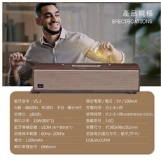 RASTO RD9 全音域立體聲藍牙喇叭