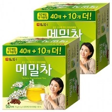 담터 메밀차 100T (80T+20T)/당일발송/무료배송, 1.5g, 50티백, 2박스