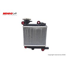 榮銓 KOSO 加大水箱 散熱水箱 局部碳纖維花紋設計 六代戰 JETSL DRG 水冷BWS AUGUR NMAX, 1個, SYM