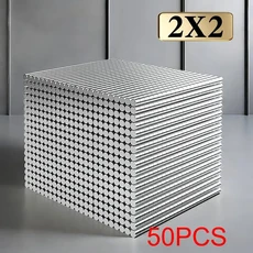 DIY 사무실 화이트보드 워크샵에 적합한 도구 홈 작업장용 2x2mm imans 냉장고 자석, 01 2x2 50pcs