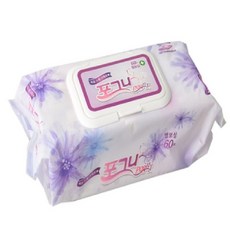 Pogny 포그니 빅사이즈 물티슈 60매입 10팩 엠보싱 영유아 여행용 두툼한 물휴지, 60개입, 5개