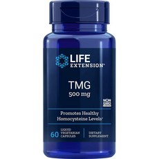 라이프익스텐션 TMG 500mg 리퀴드 베지테리안 캡슐, 1개, 60정