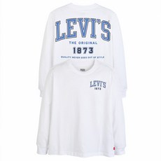 매장정품 LEVI'S 리바이스 LEVIS KIDS 그래픽 긴팔티 (주니어) 화이트 V253TS317P 990725