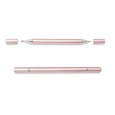 觸控筆 (2入組) DP32 雙頭通用款 電容式 細字觸控筆 平板觸控筆, 玫瑰金色, 1套