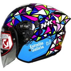 NHK S1 GP PRO AP18 Angel Piqueras 內藏墨片半罩式安全帽, AP18 (Angel Piqueras)