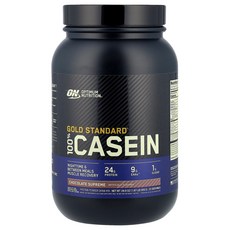 Optimum Nutrition Gold Standard® 100% 카제인 초콜릿 수프림 850g(1.87lb) OPN-02423, 850g, 1개