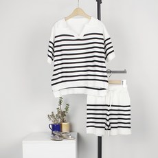 퍼니걸스 9307 단가라 니트 트레이닝 세트 여성의류