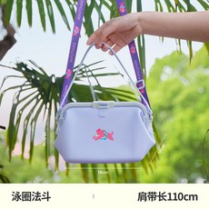 Fancy Box 矽膠防水游泳沙灘包，乾溼分離，斜挎手提收納籃, 泳圈法鬥
