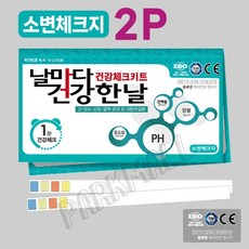 날마다건강한날 건강체크 소변스틱 2입 (판촉용 소변검사 당뇨 신장 내분비질환 검사지)