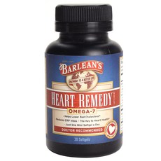 BARLEAN'S Omega-7保健食品, 1罐, 30顆, 1罐