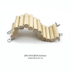 안락한 드워프 은신처 햄스터집 사육장 기본형 햄스터용 포함, 1개, 6 x 18 울타리 등반 사다리