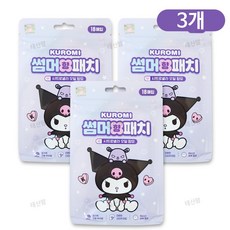 25년형 썸머패치 산리오 여름 향 패치 쿠로미 18매입 모기퇴치, 3개