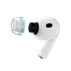 【SpinFit】 AuraFine AirPods Pro 3 專用耳塞套 3D旋轉專利, 透明, 2個