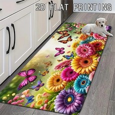 광학 환상 러너 러그 기하학적 복도 카펫 딥홀 룸 슈즈룸 거실 매트 침실 주방 세탁 가능 카펫