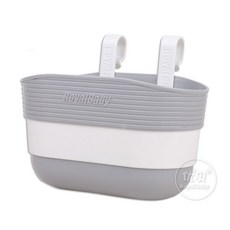 優貝兒童自行車摺疊車籃，自行車配件車頭籃子, 1個, 小灰籃