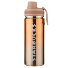 스타벅스 럭키 스테인리스 스포츠 보온병 11155114, 1개, 520ml, 골드