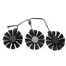 87MM T129215SU 4핀 냉각 팬 ASUS GTX 980 Ti R9 390X 390 1060 1080 1070 1070Ti RX 480 580 그래픽 카드 쿨러 팬ABC, 87MM T129215SU 4핀 냉각 팬 ASUS GT