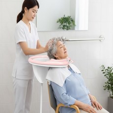 간이 세발기 이동식 가정용 샴푸대 환자 임산부 머리감기 기구 성형 백내장 눈 수술 후 샴푸