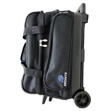 Ebonite Transport II 雙球拉桿式保齡球袋 (多色任選-公司貨), 黑, 1個