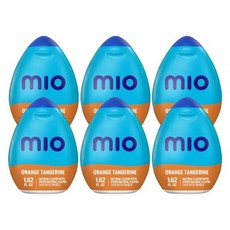 미오 리퀴드 액상 워터 인핸서 오렌지 귤 맛 드링크 믹스 48ml 6개, 미오 리퀴드 액상 워터 인핸서 오렌지 귤 맛 드링크 믹
