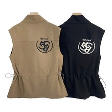 투솜 여성가을웨어 가을골프조끼 빅사이즈골프조끼 빅사이즈골프웨어 스트링골프조끼 스판골프조끼 여성골프조끼 폴 스트링 스판 골프조끼 봄 가을 빅사이즈 여자 베스트