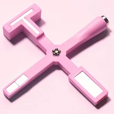 LINMANDA 다섯 가지 기능을 하나로 결합한 고양이 눈 자석 네일 마그네틱 스틱 매니큐어 아트 디자, 01 Pink