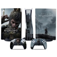 PS5 디스크 에디션 검은신화 오공 콘솔 및 컨트롤러용 스킨 스티커, 1세트, 디스크0002
