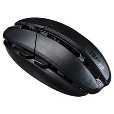 로프리 하이페이스 3모드 유무선 마우스 OE923, 블랙