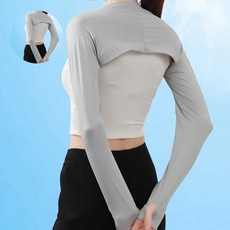 겨울팔토시 아웃도어 볼레로 숄더 암워머 토시 햇빛차단 아이템, 화이트